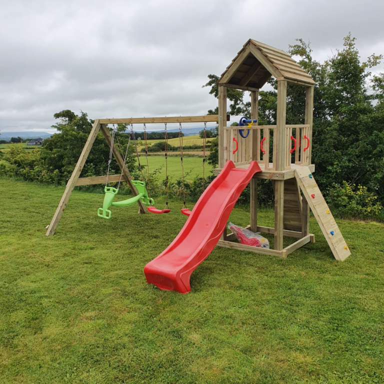 Triple Climbing Frame - Ballycastle Climbing Frames