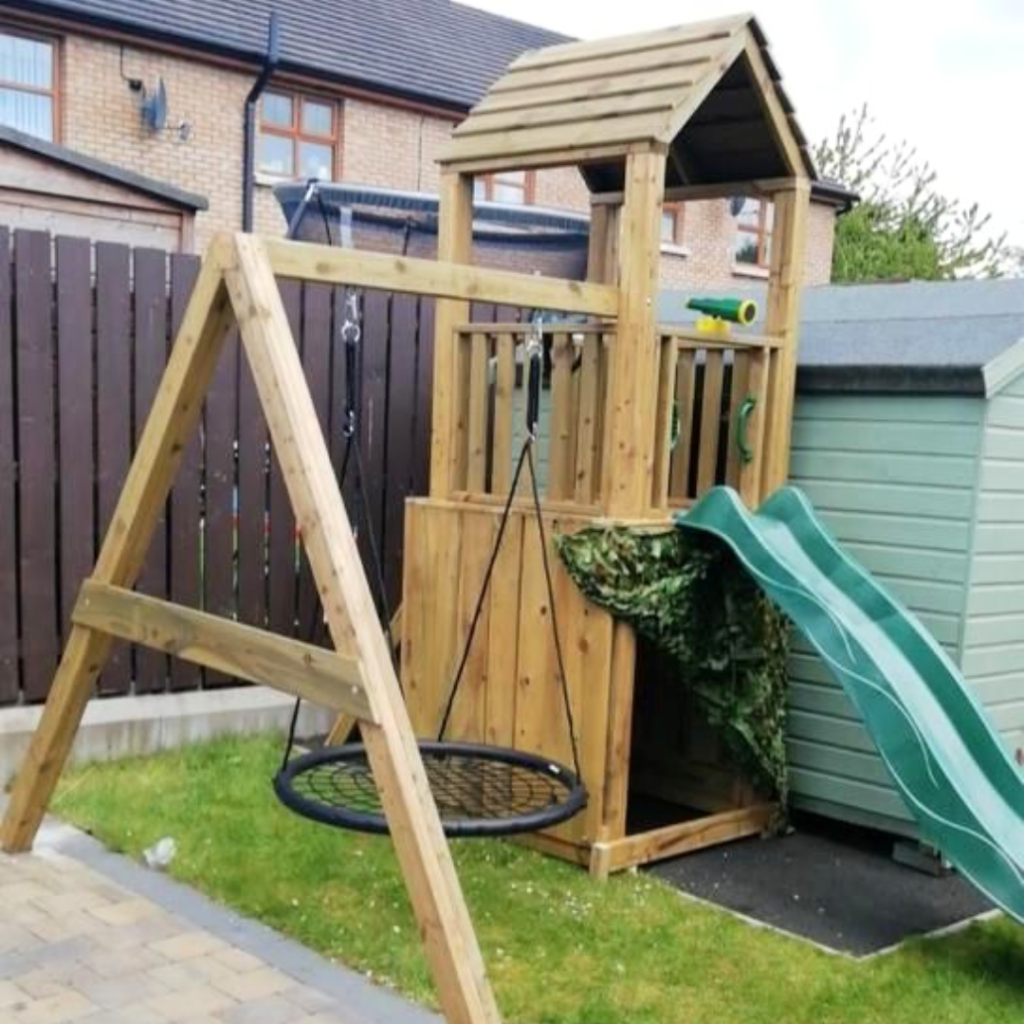 Barnish Secret Den Climbing Frame - Ballycastle Climbing Frames