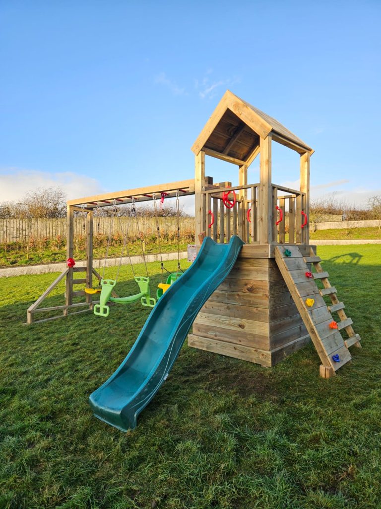 First Playground Wickey Playground Wickey Wooden Climbing Frame